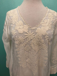 RIVEDA TONAL BLOUSE-NATURAL-JOHNNY WAS