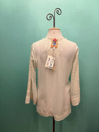 RIVEDA TONAL BLOUSE-NATURAL-JOHNNY WAS