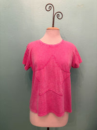 STAR TEE-MINERAL PINK-COTTON LANI