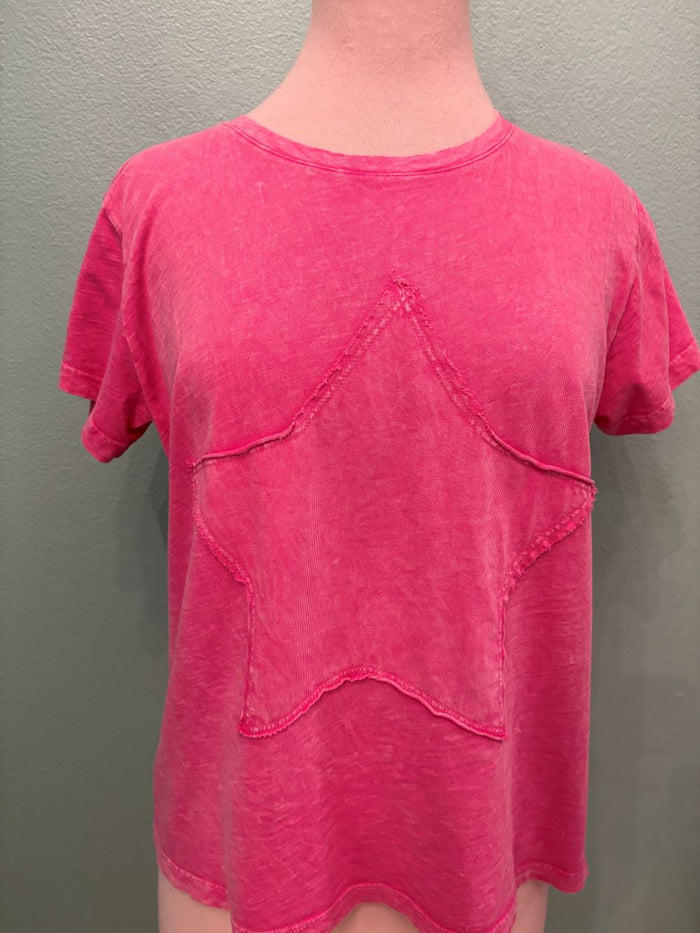 STAR TEE-MINERAL PINK-COTTON LANI