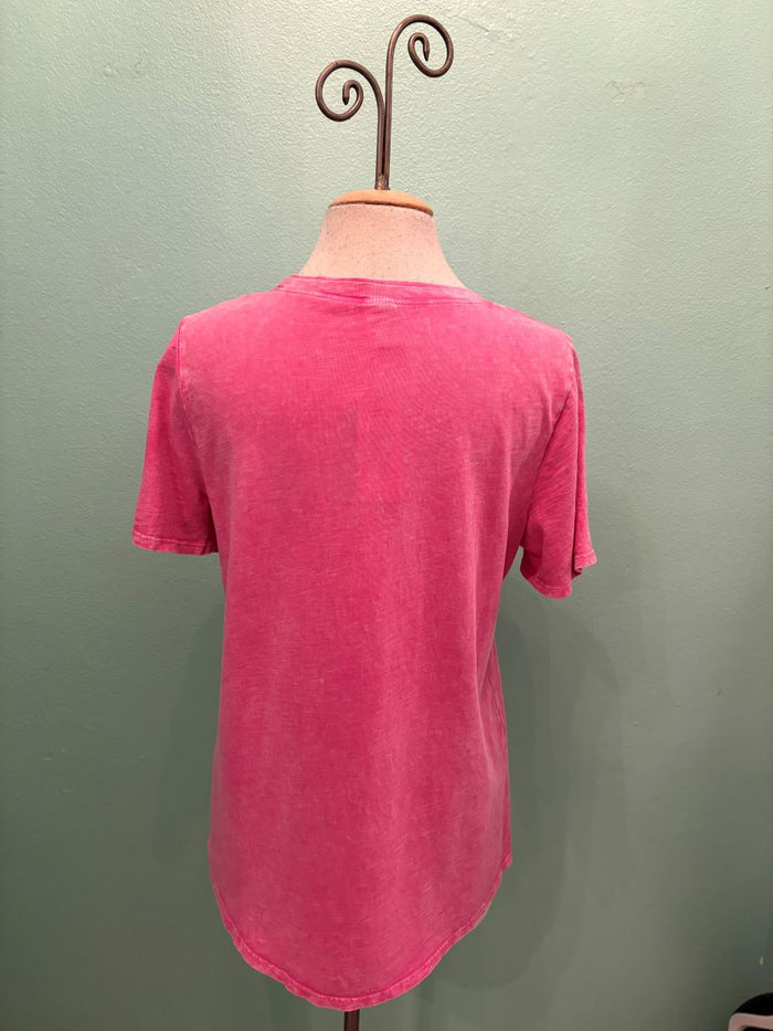 PRAIRIE S/S TEE-MINERAL PINK-COTTON LANI