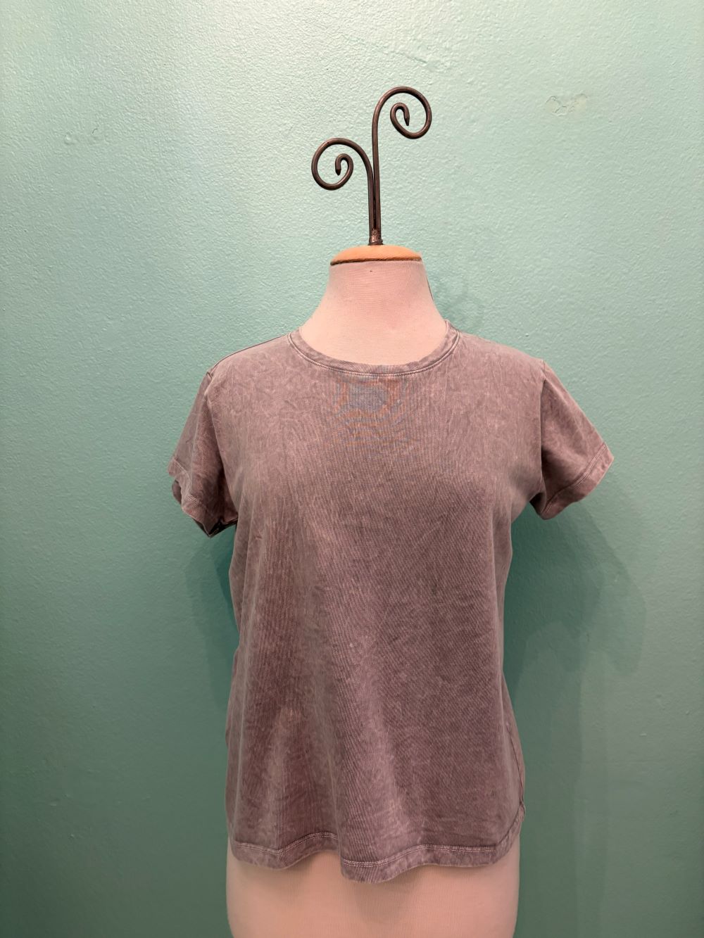 THE PERFECT TEE-MINERAL SILVER-COTTON LANI