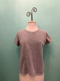 THE PERFECT TEE-MINERAL SILVER-COTTON LANI
