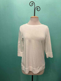 BOATNECK 3/4 SLEEVE TEE-CREME-RENUAR