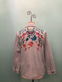 SOLINE LONG WORKER JACKET-DENIM-JOHNNY WAS