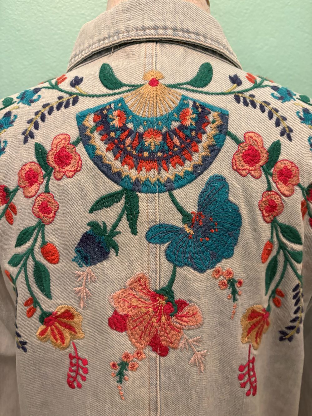 SOLINE LONG WORKER JACKET-DENIM-JOHNNY WAS
