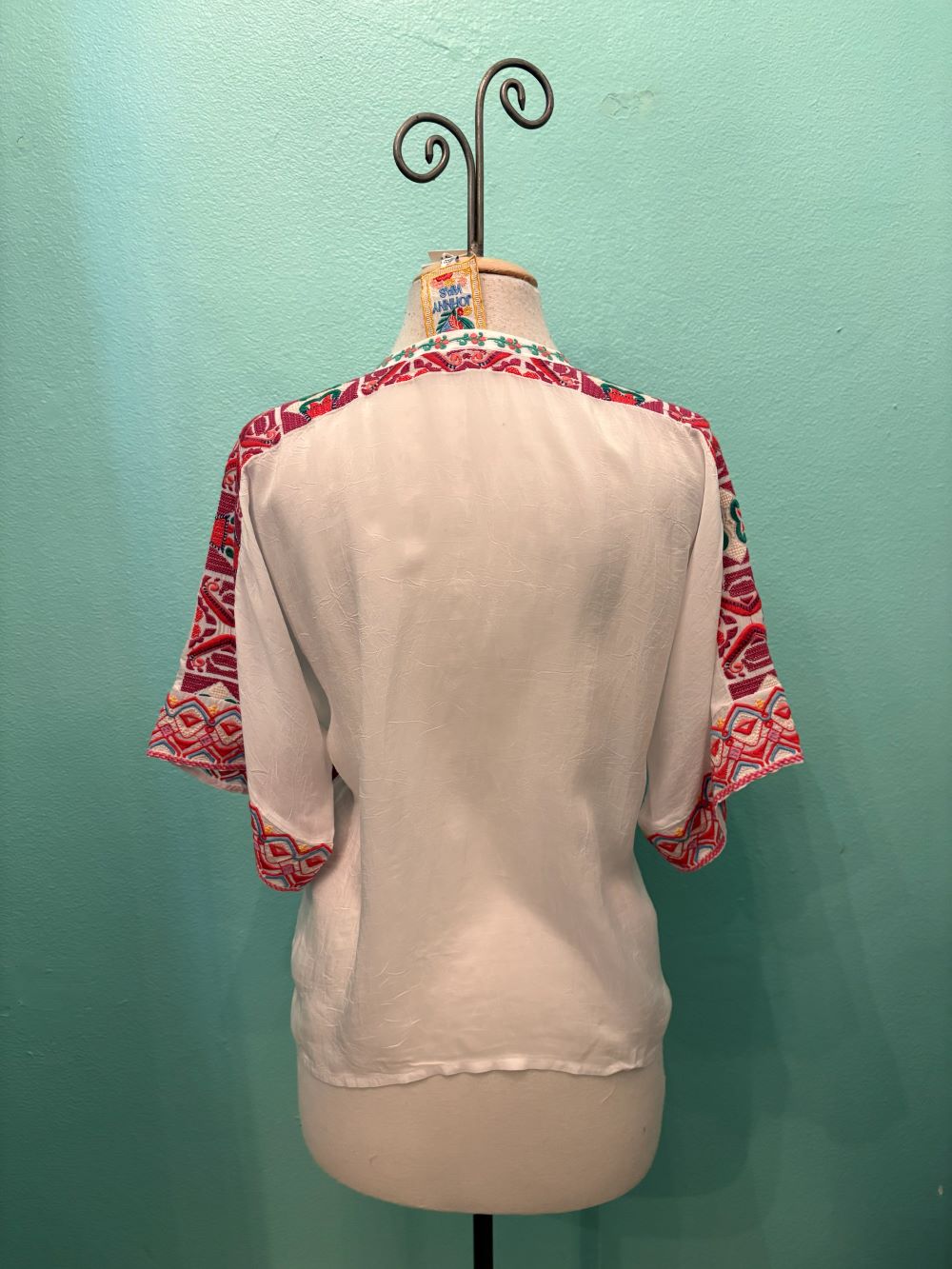 ARMERIA BRONY BLOUSE-WHITE-JOHNNY WAS