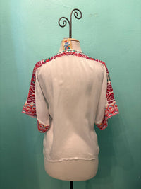 ARMERIA BRONY BLOUSE-WHITE-JOHNNY WAS