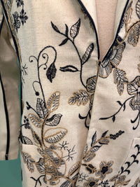 LINEN EMBROIDERED JACKET-ARIS A