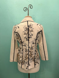 LINEN EMBROIDERED JACKET-ARIS A
