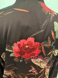 BLACK PRINT BOMBER JACKET-ARIS A