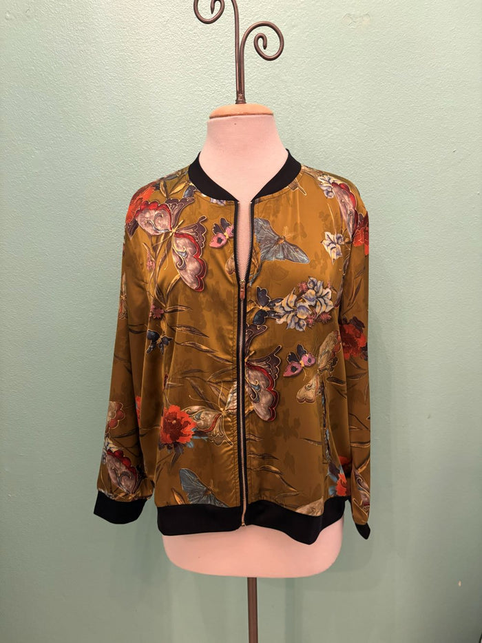 OLIVE BOMBER JACKET-ARIS A