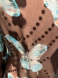 BLUE BUTTERFLY SWING JACKET- ARIS A