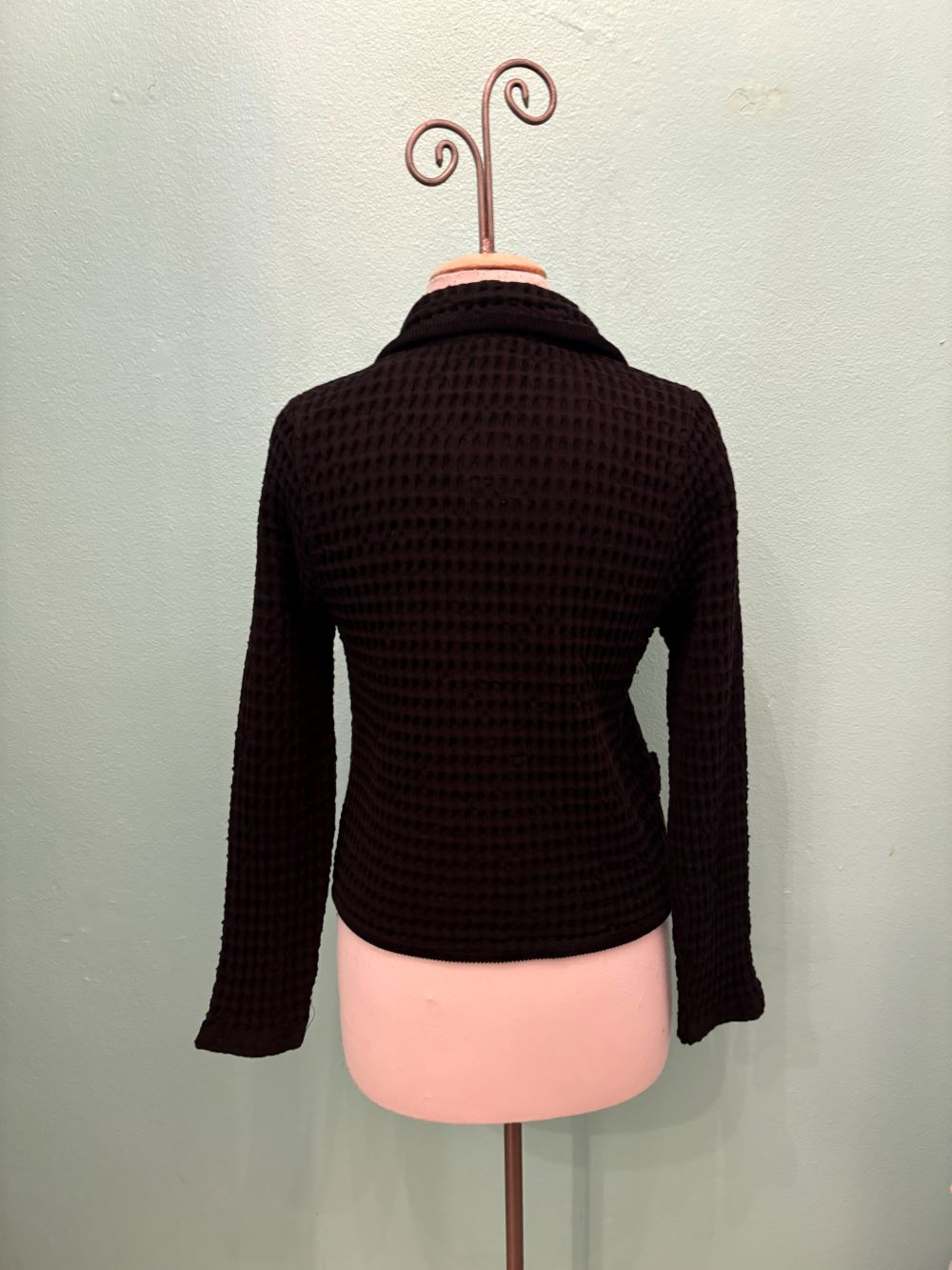 CROP JACKET-BLACK-MODODOC