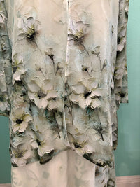 V-TANK DRESS SET W/JACKET-CELEDON FLORAL-ARIS A