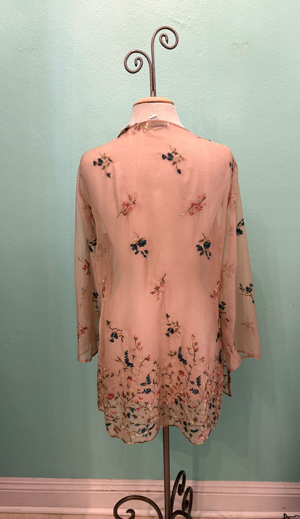 EMBROIDERED SHEER JACKET- ARIS A