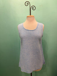 GAUZE TANK-SKY-COTTON LANI