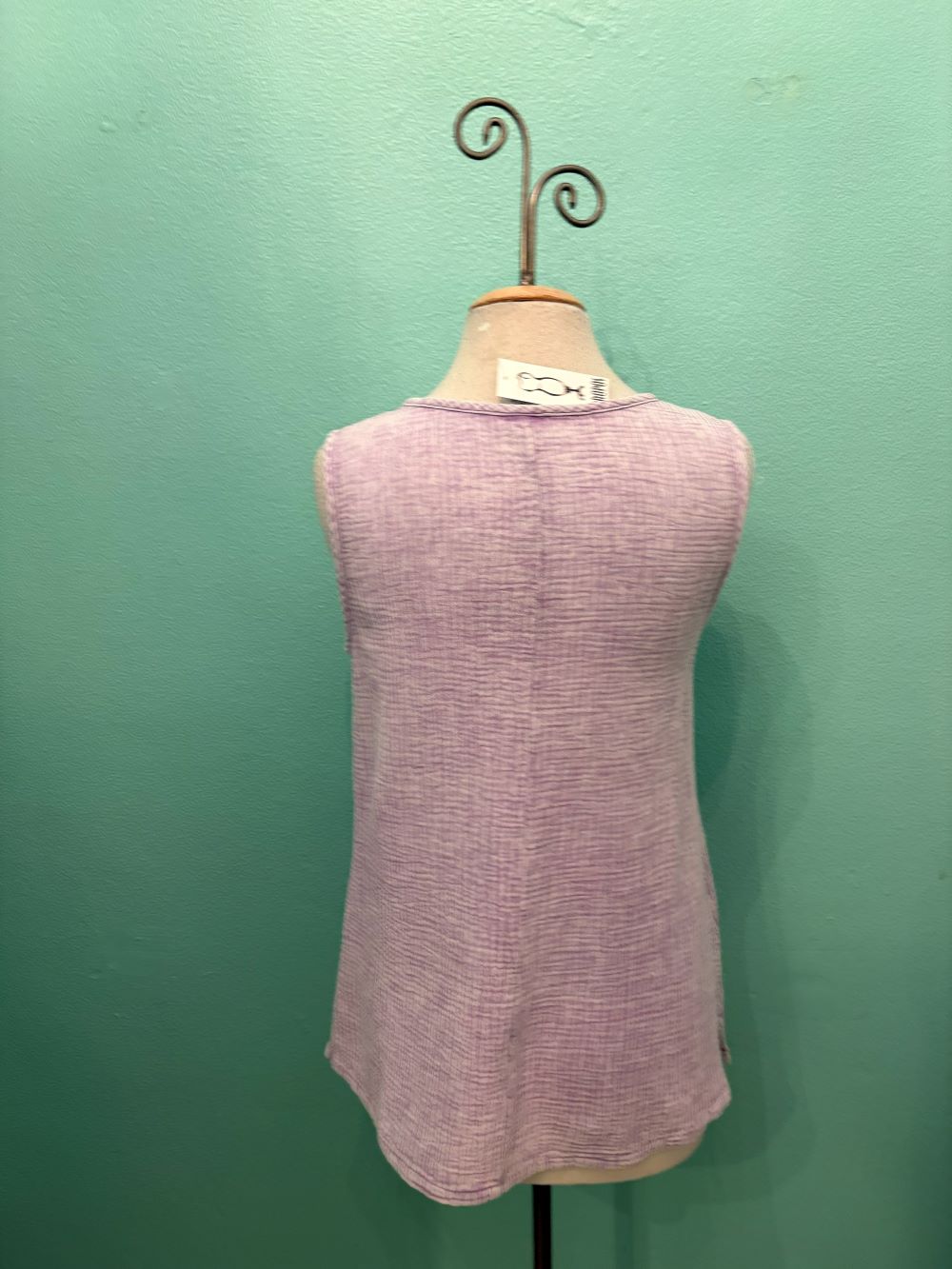 GAUZE TANK-LILAC-COTTON LANI