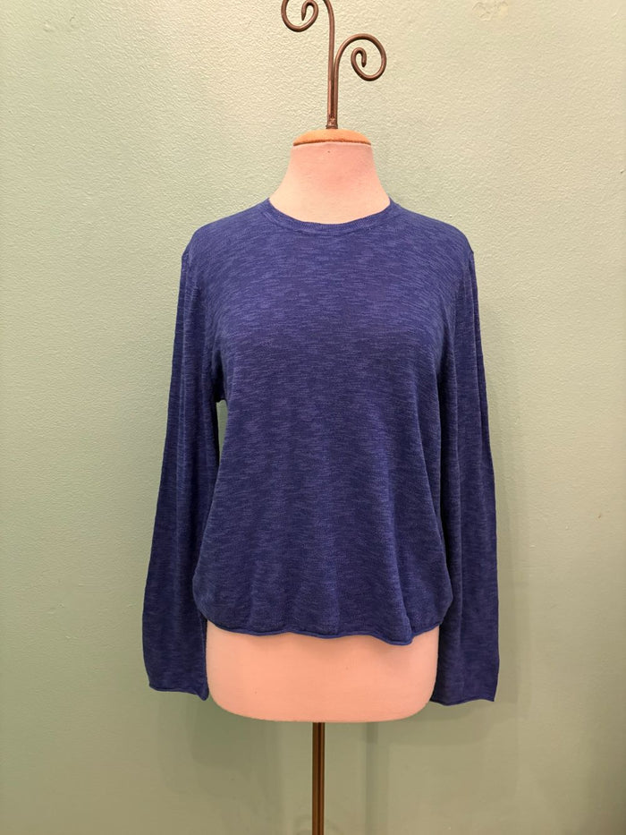 L/S CREW SWEATER-TANZANITE-MODODOC