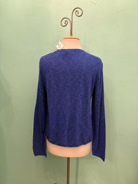 L/S CREW SWEATER-TANZANITE-MODODOC