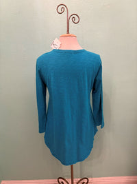 3/4 SLEEVE TEE W/CURVE HEM-SEA SIREN-MODODOC