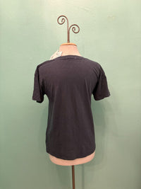 SHORT SLEEVE V-NECK BOXY TEE-NIGHT ORCHID-MODODOC