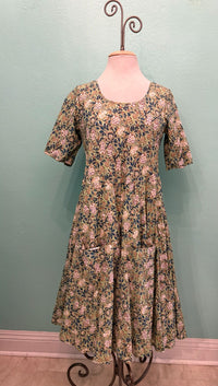 JESS DRESS-MINT FLORAL-DRESS ADDICT