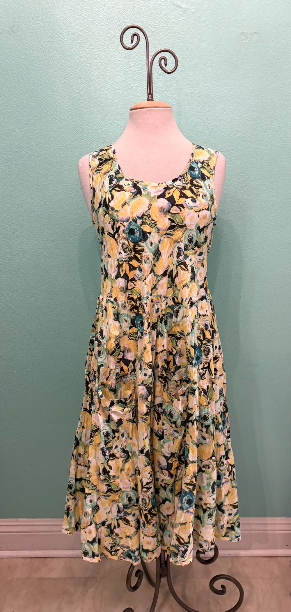 JOY DRESS-YELLOW ROSE-DRESS ADDICT