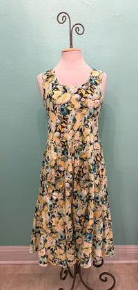 JOY DRESS-YELLOW ROSE-DRESS ADDICT