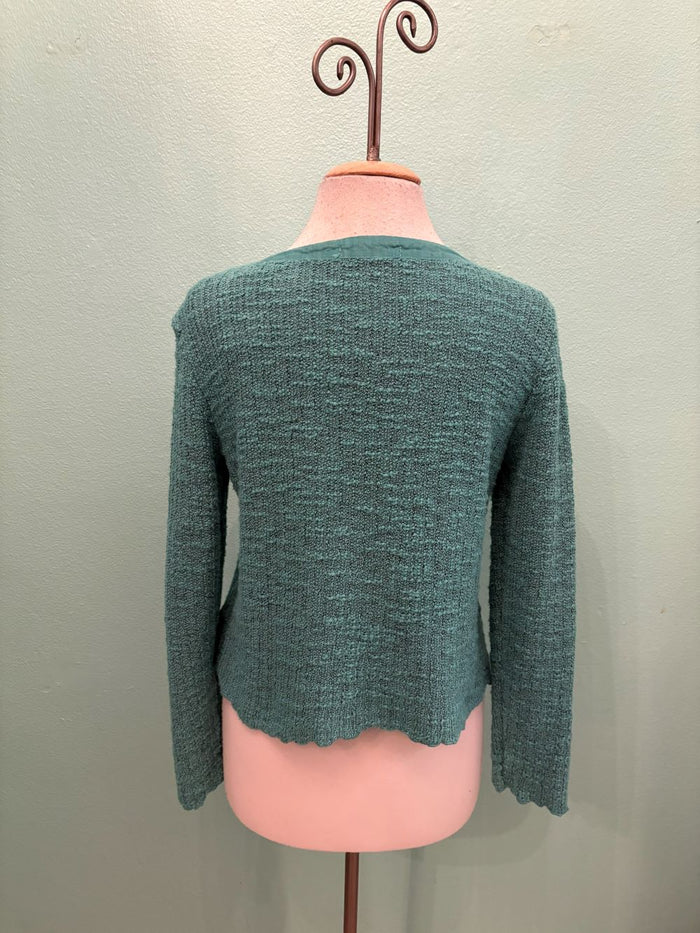 CROP POCKET CARDIGAN-RIVIERA-CUT LOOSE