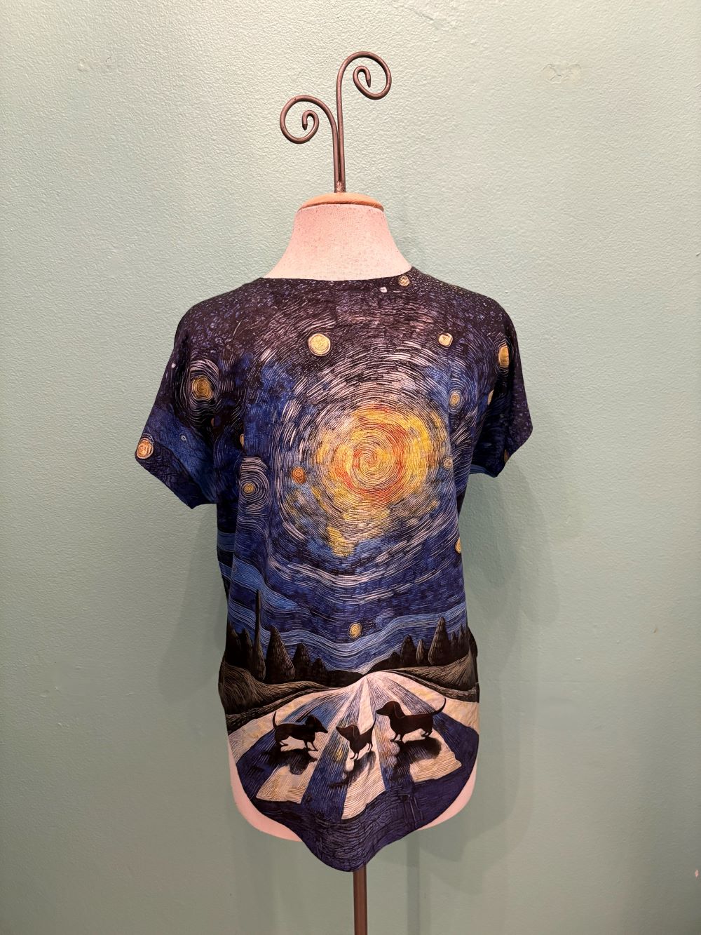 STARRY NIGHT DACHSUNDS-KARA-ET LOIS