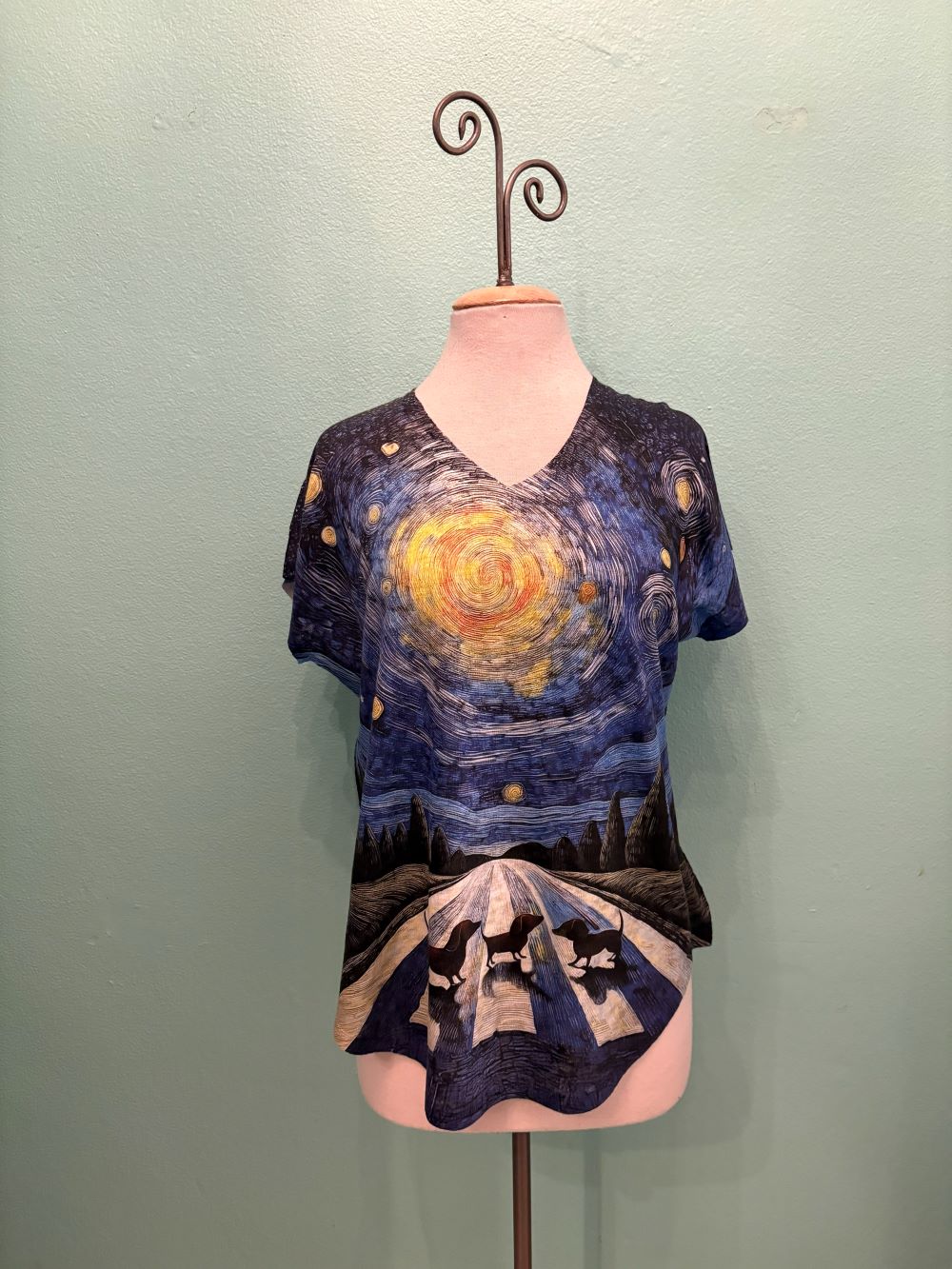 STARRY NIGHT DACHSUNDS-KARA-ET LOIS