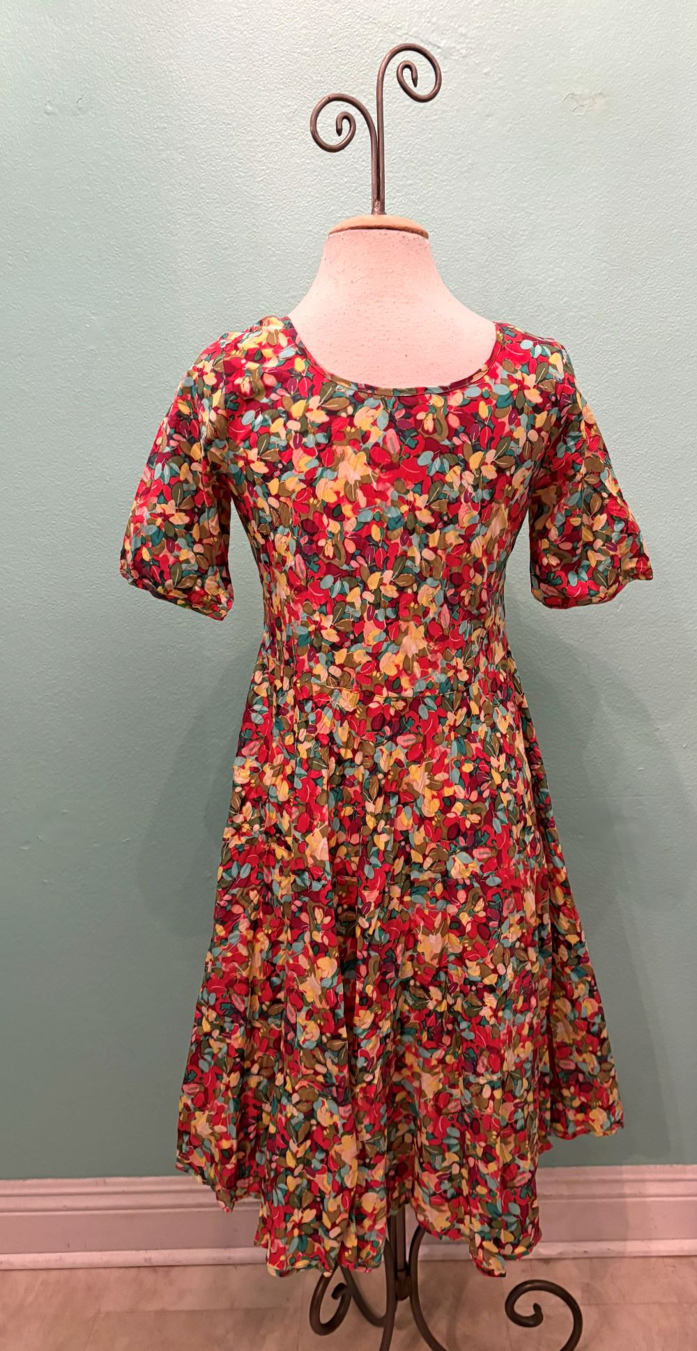 JESS DRESS-LEAVES-DRESS ADDICT