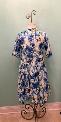 JULY DRESS-BLUE FIELDS-DRESS ADDICT