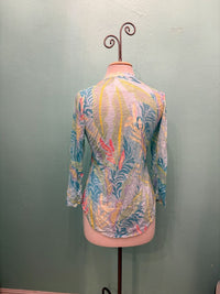 MARLEY 3/4 SLEEVE V-NECK TOP-LEGER