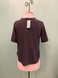 S/S BOXY RAGLAN TEE-ANTHRACITE-CUT LOOSE