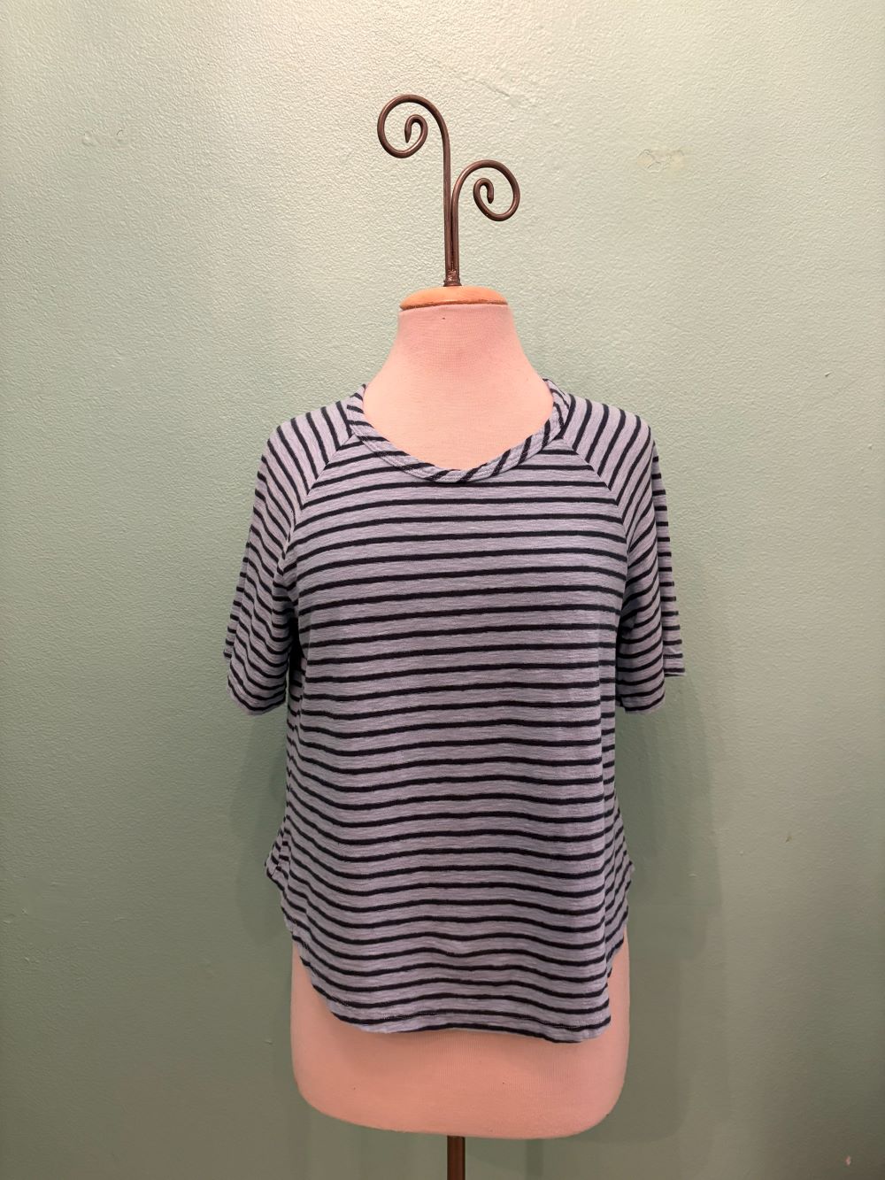 S/S BOXY RAGLAN TEE-BELLFLOWER-CUT LOOSE