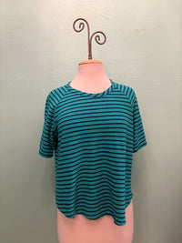 S/S BOXY RAGLAN TEE-ATLANTIS-CUT LOOSE