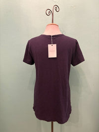 CREW NECK TEE W/CURVE HEM-VELVET DREAM-MODODOC