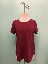 CREW NECK TEE W/CURVE HEM-ASTROBERRY-MODODOC