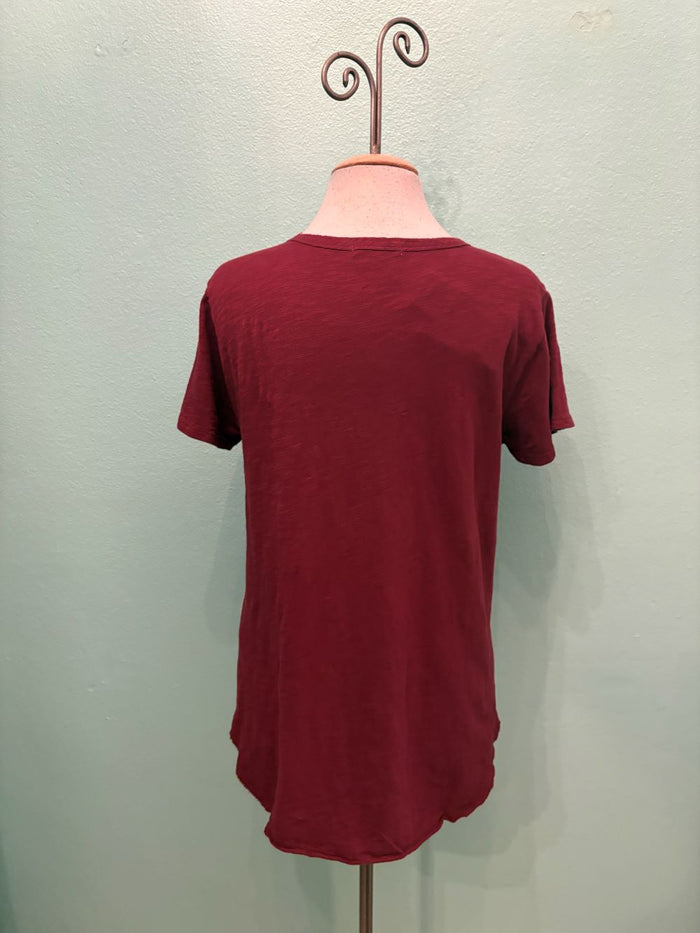 CREW NECK TEE W/CURVE HEM-ASTROBERRY-MODODOC