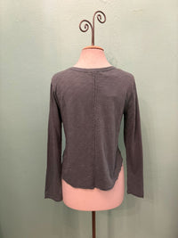 LONG SLEEVE V-NECK TEE-CELES-TEAL-MODODOC