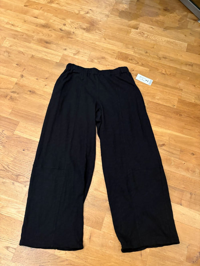 COTTON LANTERN PANT-BLACK-MODODOC
