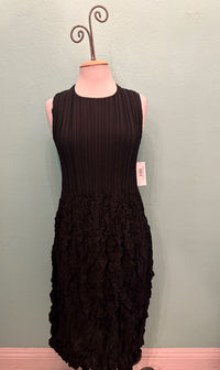 TANK DRESS WITH RUCHED PLEATING-VANITE COUTURE