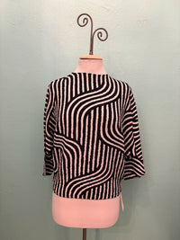 BOATNECK STRIPE TOP-VANITE COUTURE