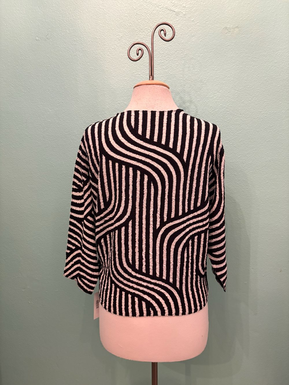 BOATNECK STRIPE TOP-VANITE COUTURE