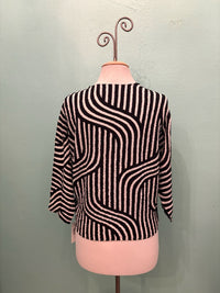 BOATNECK STRIPE TOP-VANITE COUTURE