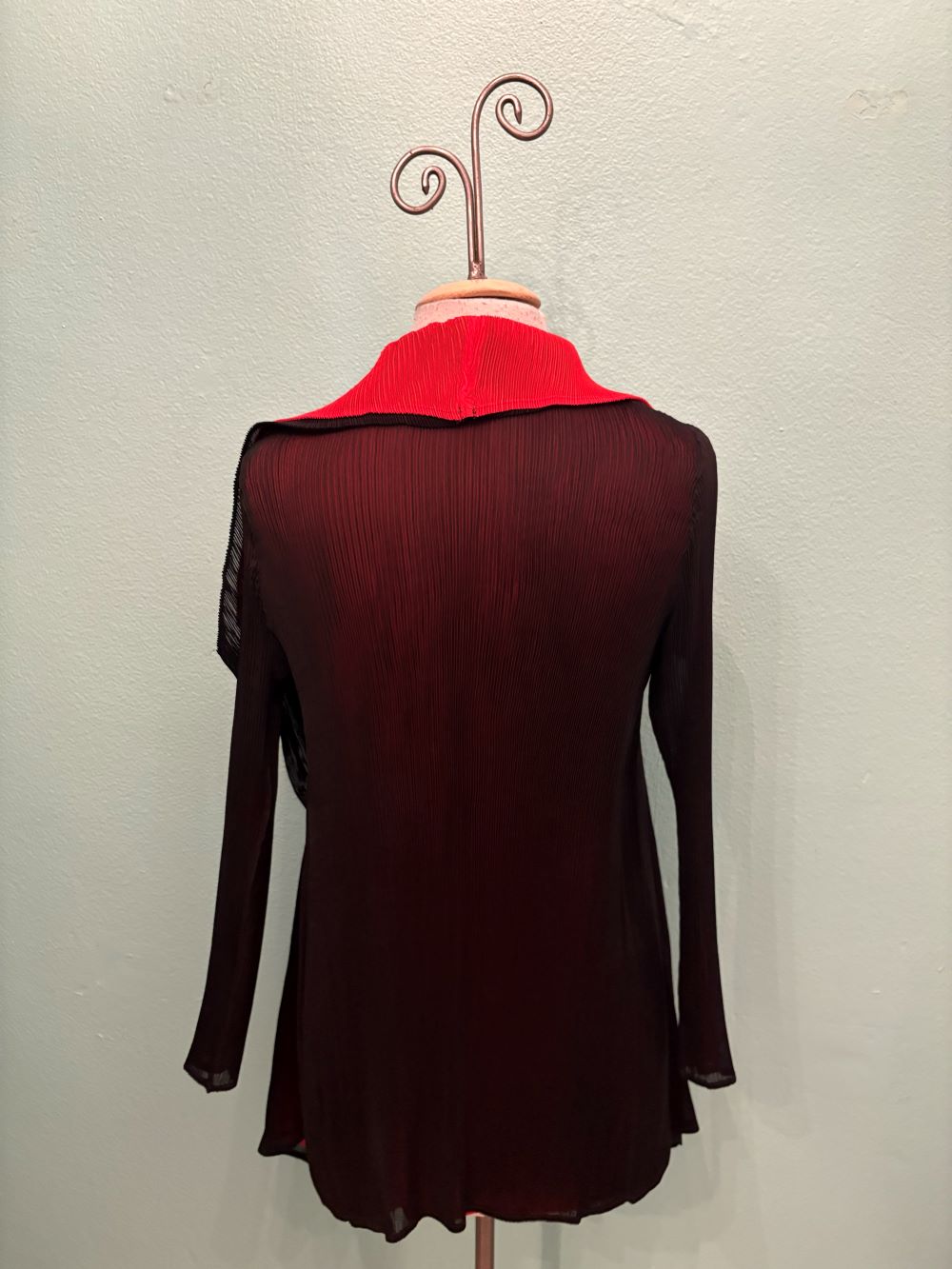 REVERSABLE LAYERED COLLAR JACKET-VANITE COUTURE