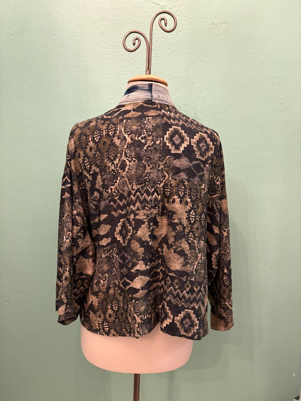 KAROL CARDIGAN-OLIVE MIX-SHANNON PASSERO