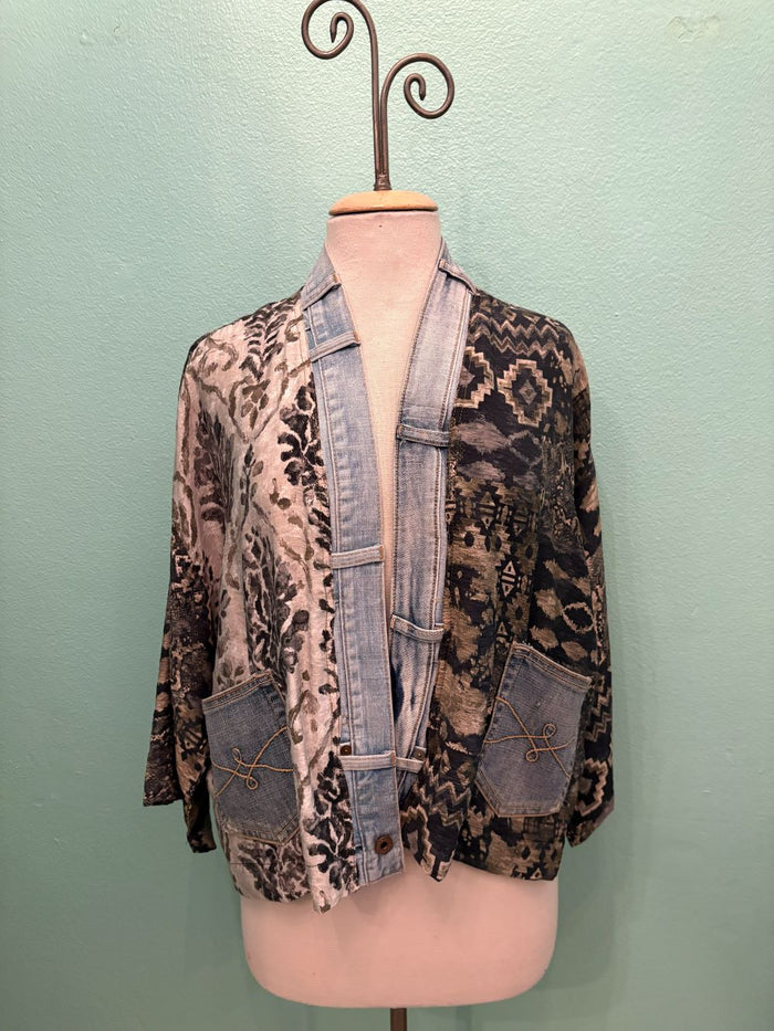 KAROL CARDIGAN-OLIVE MIX-SHANNON PASSERO